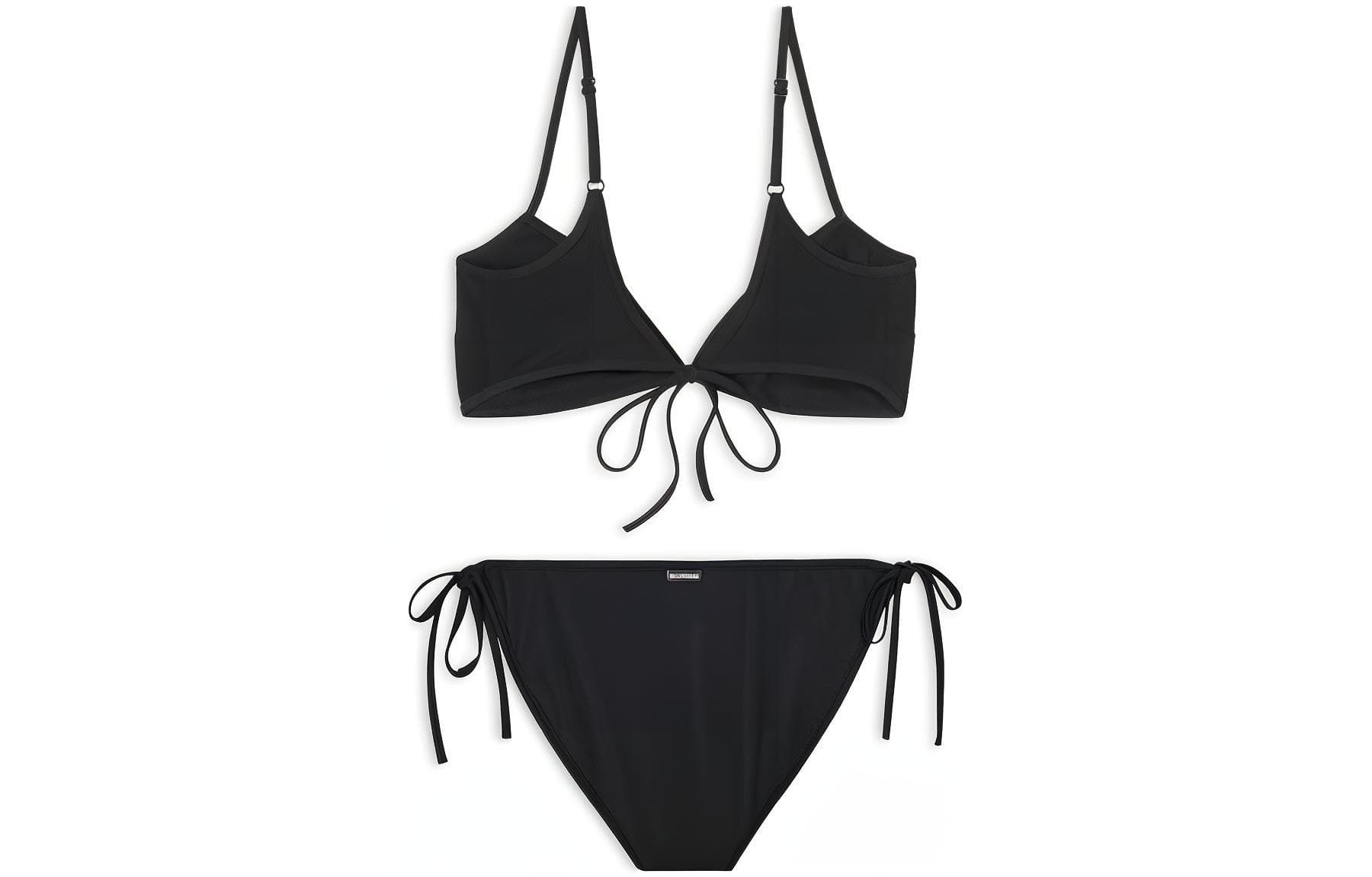 Balenciaga SS23 Two Piece Swimsuit Regular Fit Black