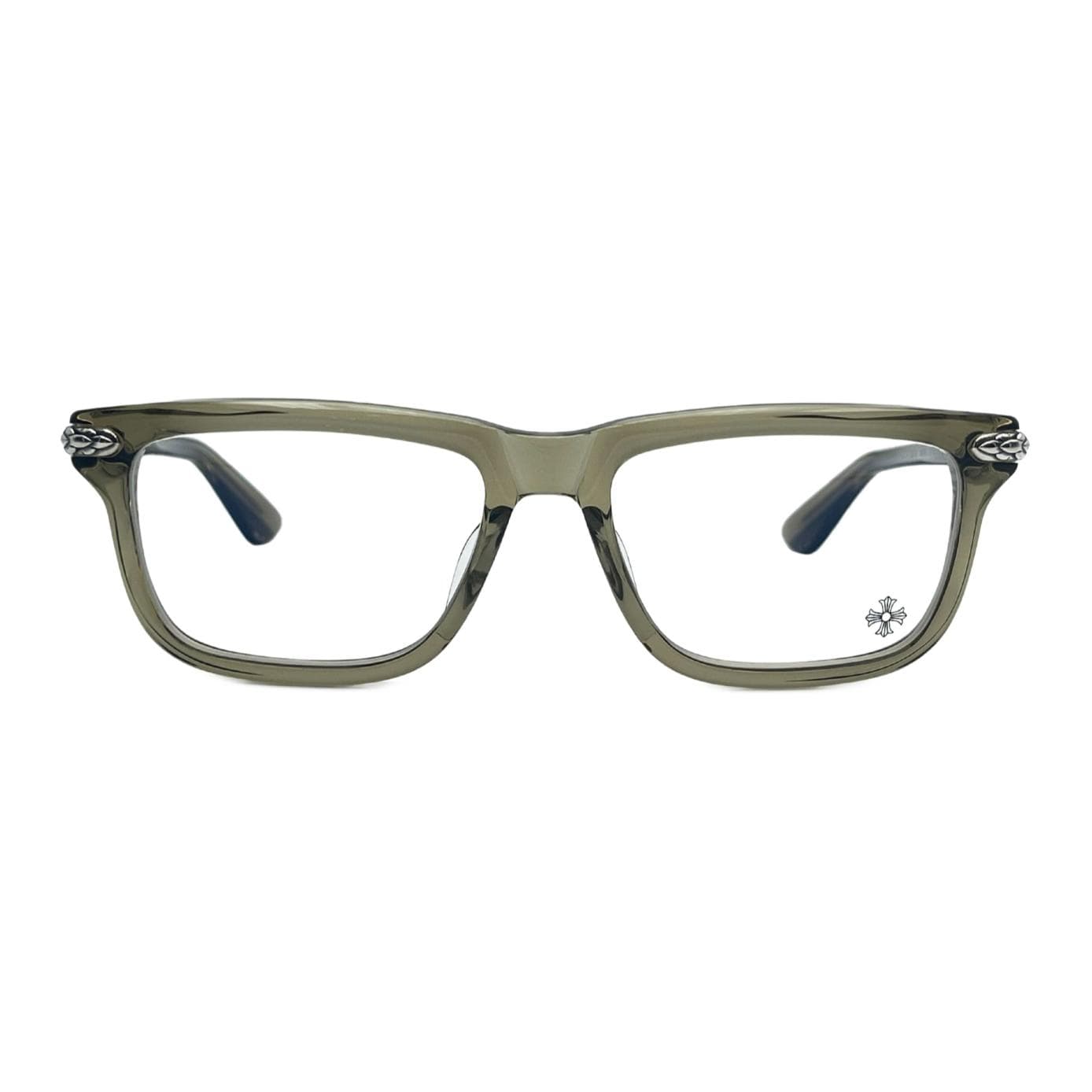 Chrome Hearts Rectangular Eyeglass Frames Green