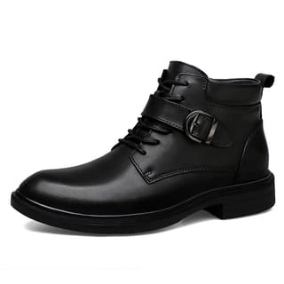 GONGNIULEITING Grain Cow Ankle Black