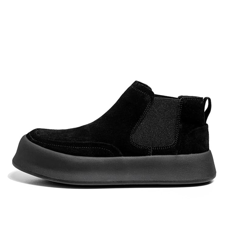 GZZ Cow Suede Ankle Length Chelsea