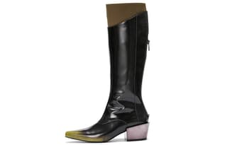 Lost In Echo Grain Cow Mid Calf Coffee Brown