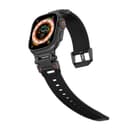 Black | Stainless Steel Interface | TPU Soft Strap