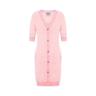 MOSCHINO Vneck Knitted Minidress