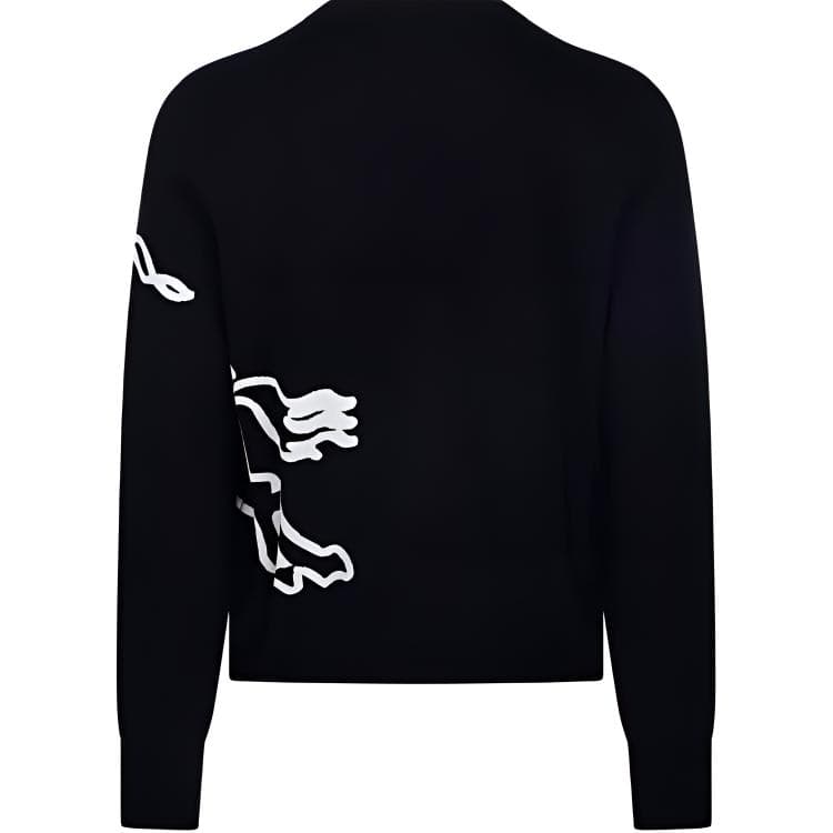Burberry Ekd Intarsia Knit Crewneck Jumper