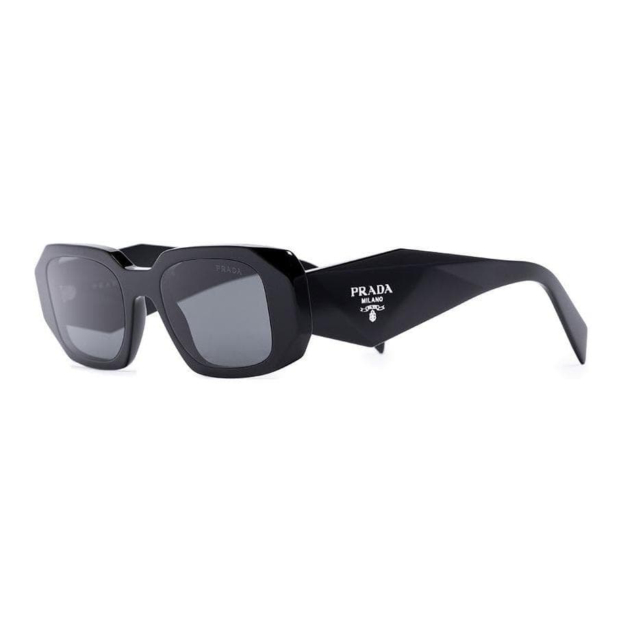PRADA Plastic Square Sunglasses Black