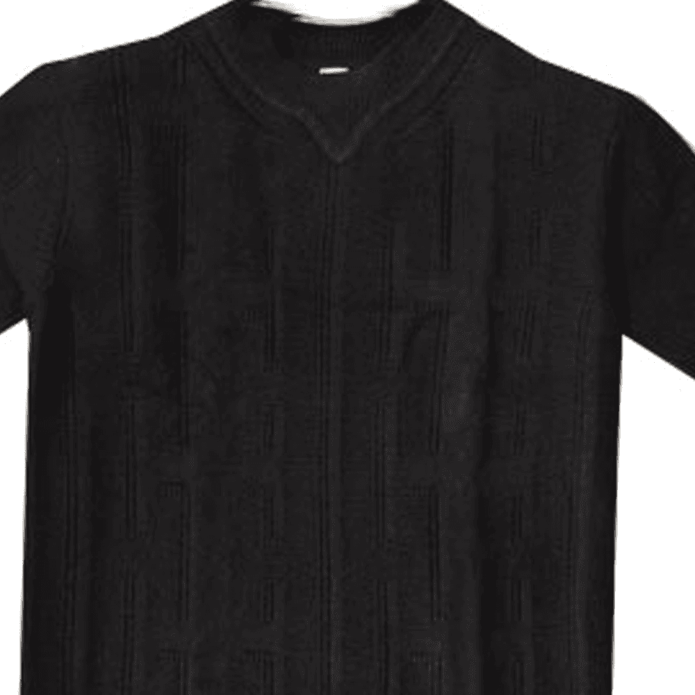 HERMES Short Sleeved Dress Black