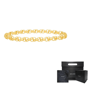 SAINT LAURENT Brass Waist Chains Gold Width 2.5CM