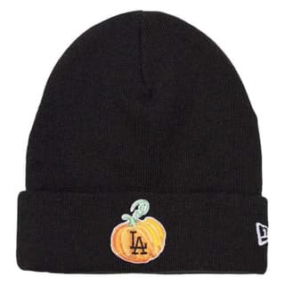 New Era Cotton Beanies Black