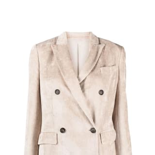 Brunello Cucinelli doublebreasted corduroy blazer