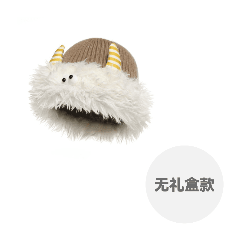 FREE RABBITⅡ Yarn Pullover Hat Khaki