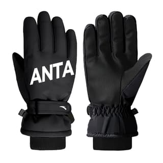 Anta Winter, Thermal Touchscreen Skiing Cycling Thickened Fleece Lined Polyester, Elastane