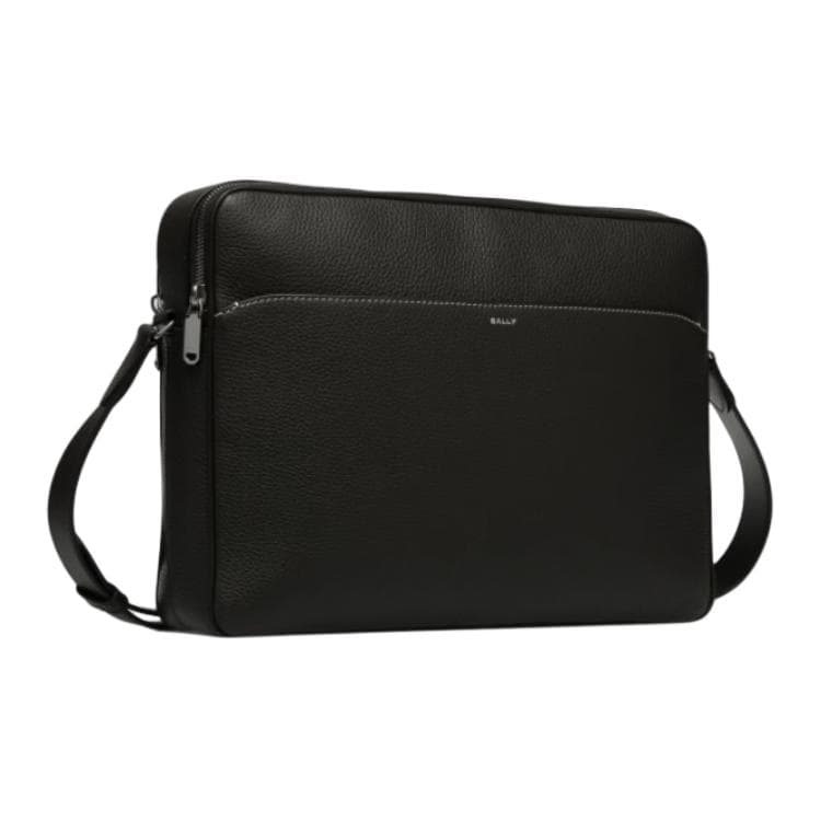 BALLY Cow Briefcase Black