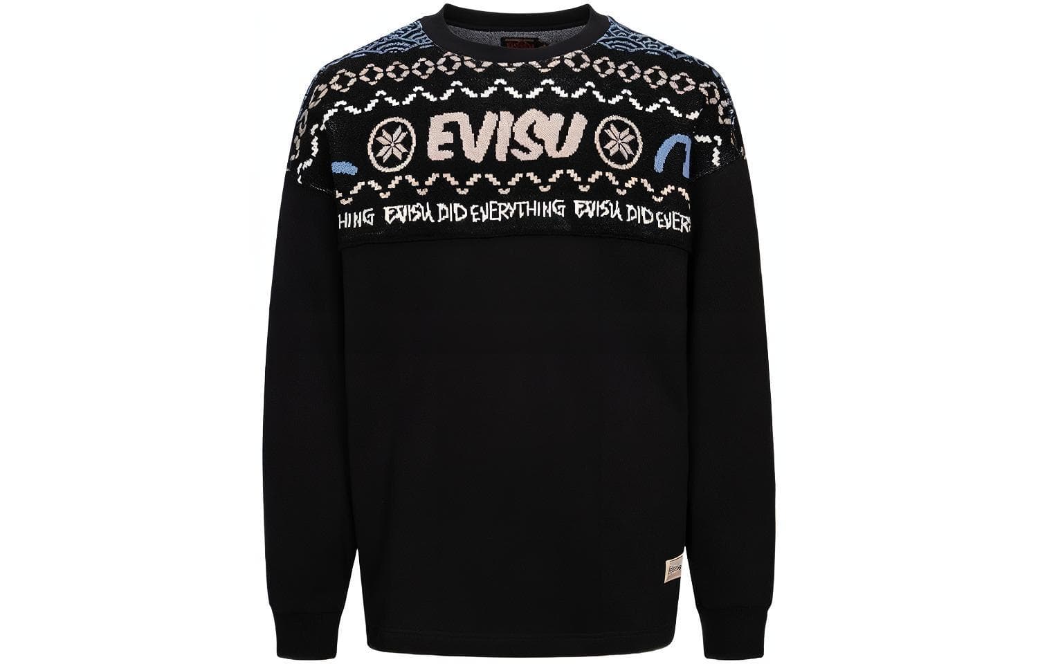 EVISU AW23 Sweatshirt Black