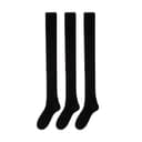 [overTheKnee Socks 3Pack]Black