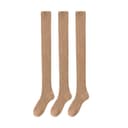 [overTheKnee Socks 3Pack]Coffee