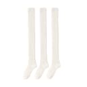 [overTheKnee Socks 3Pack]White