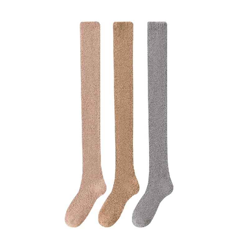 Jeep Calf Over The Knee 3 Pack [overTheKnee 3Pack]Khaki+Coffee+Gray