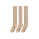 [Calf Socks 3Pack]Khaki