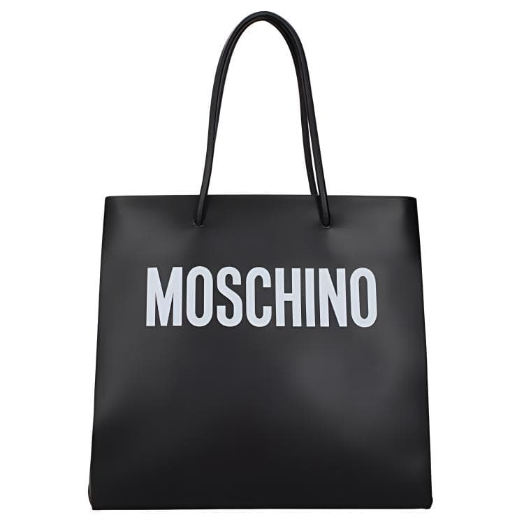 MOSCHINO Clutch Black Basic Set (Bag+Dust Bag)