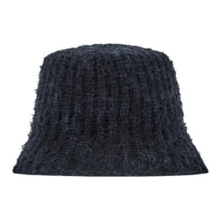 COS Cotton, Polyester, Wool, Polyamide, Alpaca Bucket Hats Black