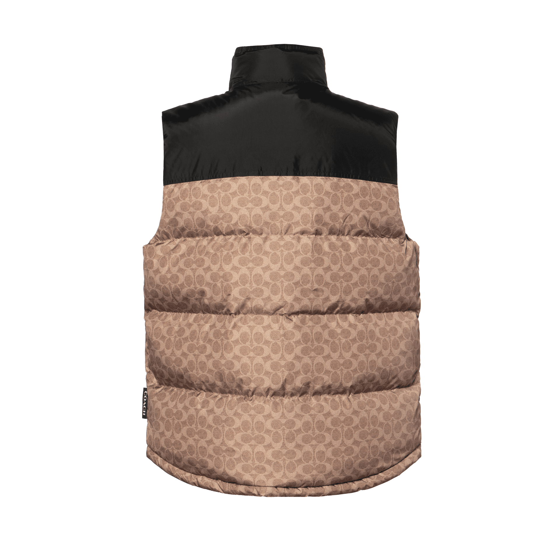 COACH FW24 Vest Brown Yellow