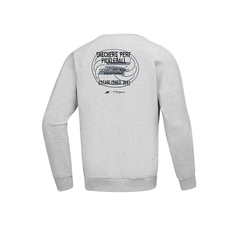 Skechers Sweatshirt Fine Grained Pattern Gray