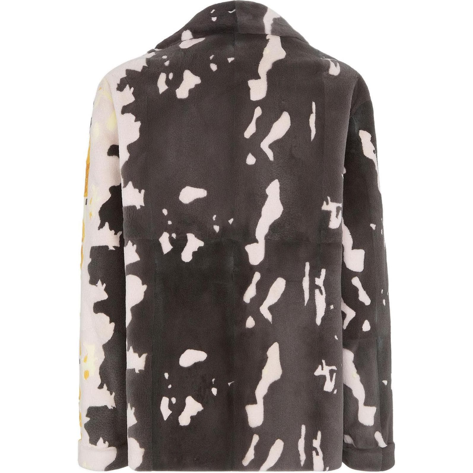 FENDI Furs Multicolor Lapel Moderate