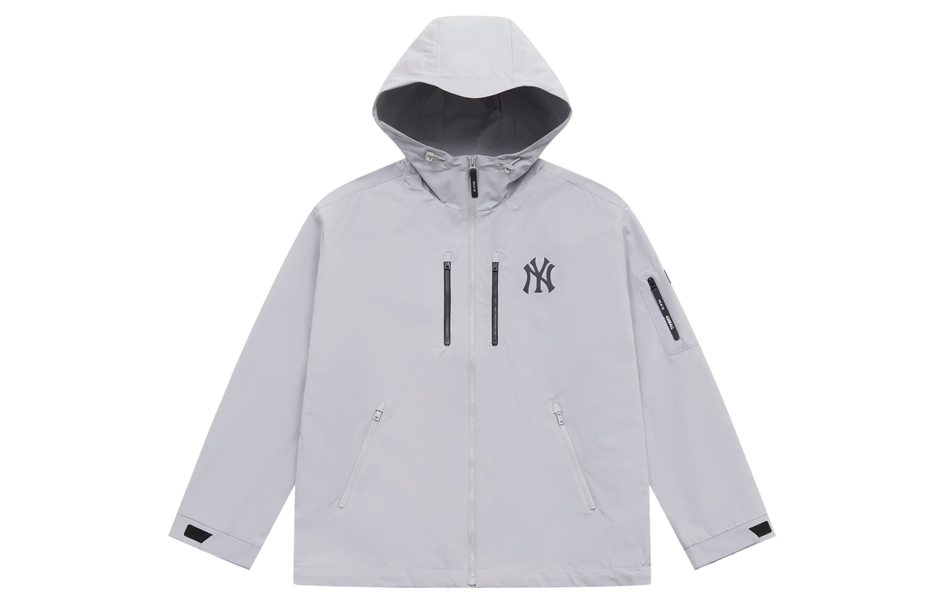 MLB New York Yankees Basic Collection SS25 Trench Coat Light Gray