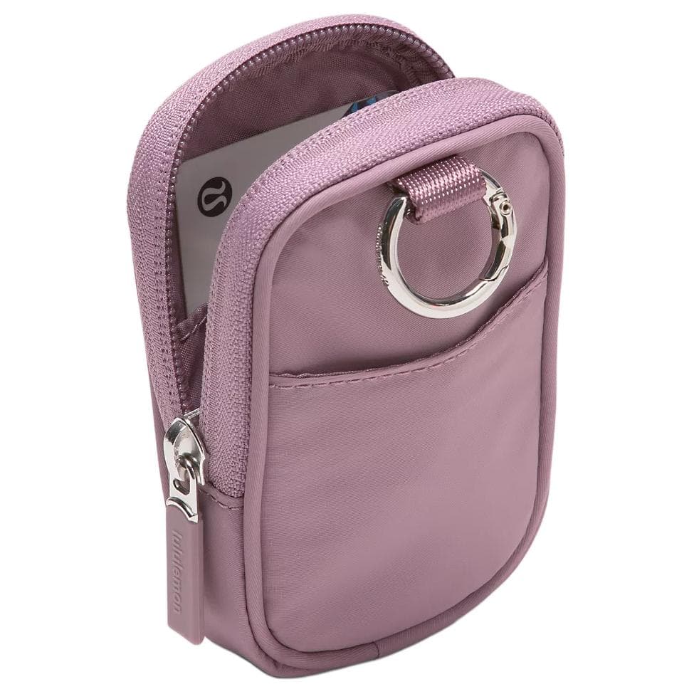 Lululemon Clippable Nano Nylon Key Pouch Lavender