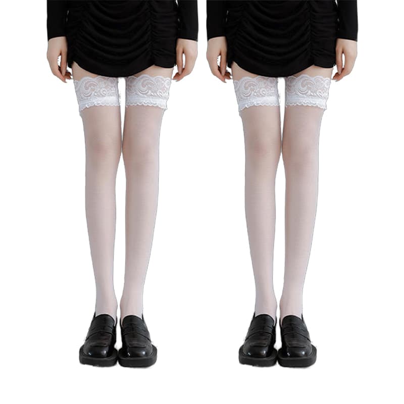 Lanza Thigh high 1 Pack White *2