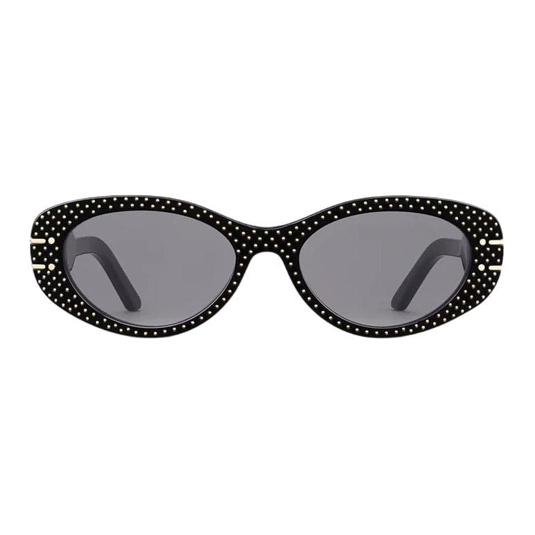 DIOR Acetate Oval Sunglasses Black