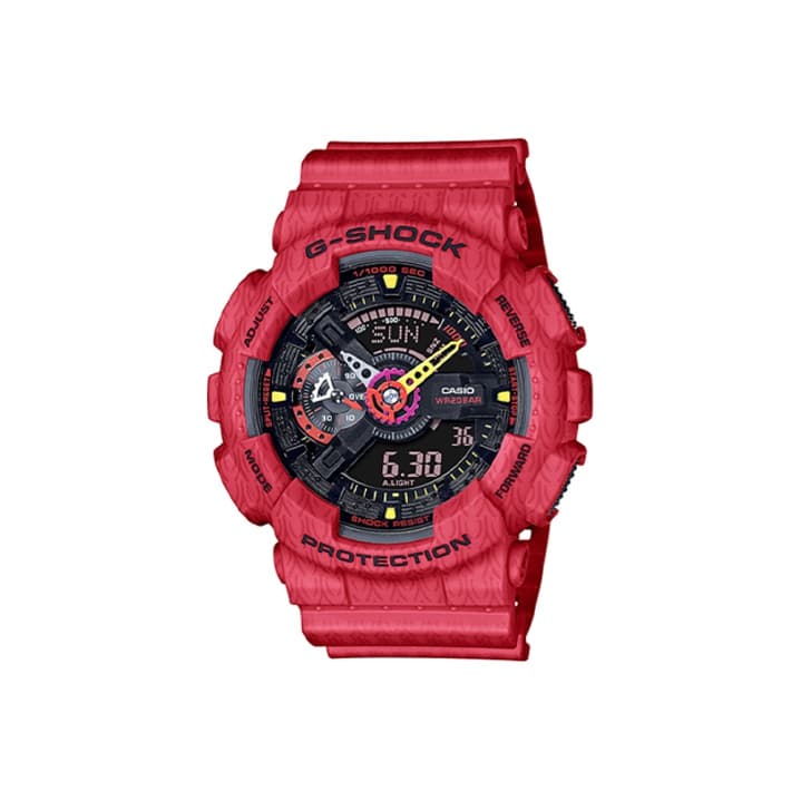 G SHOCK Fifth Lord's Collection Quartz Movement Resin Strap Watch Black Dial Red Strap