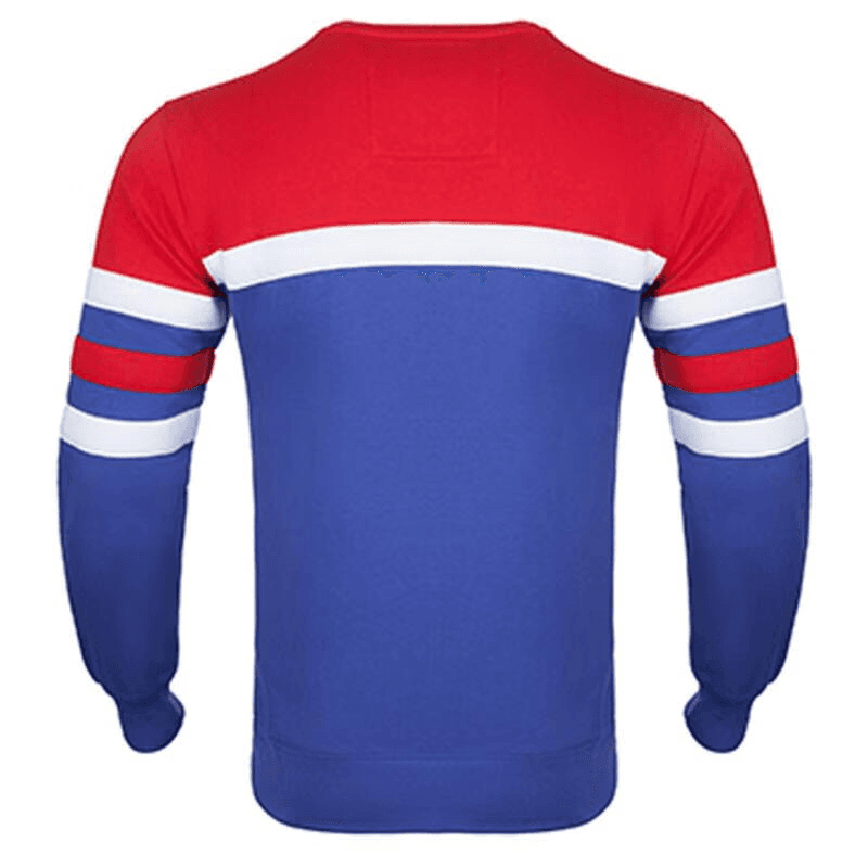 Mitchell Ness Sweatshirts Red Blue Crew Neck Moderate Regular