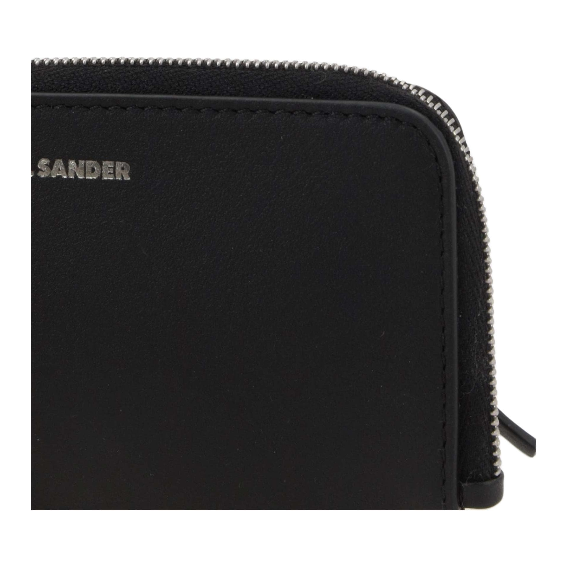 JIL SANDER Cow Key Pouch Black
