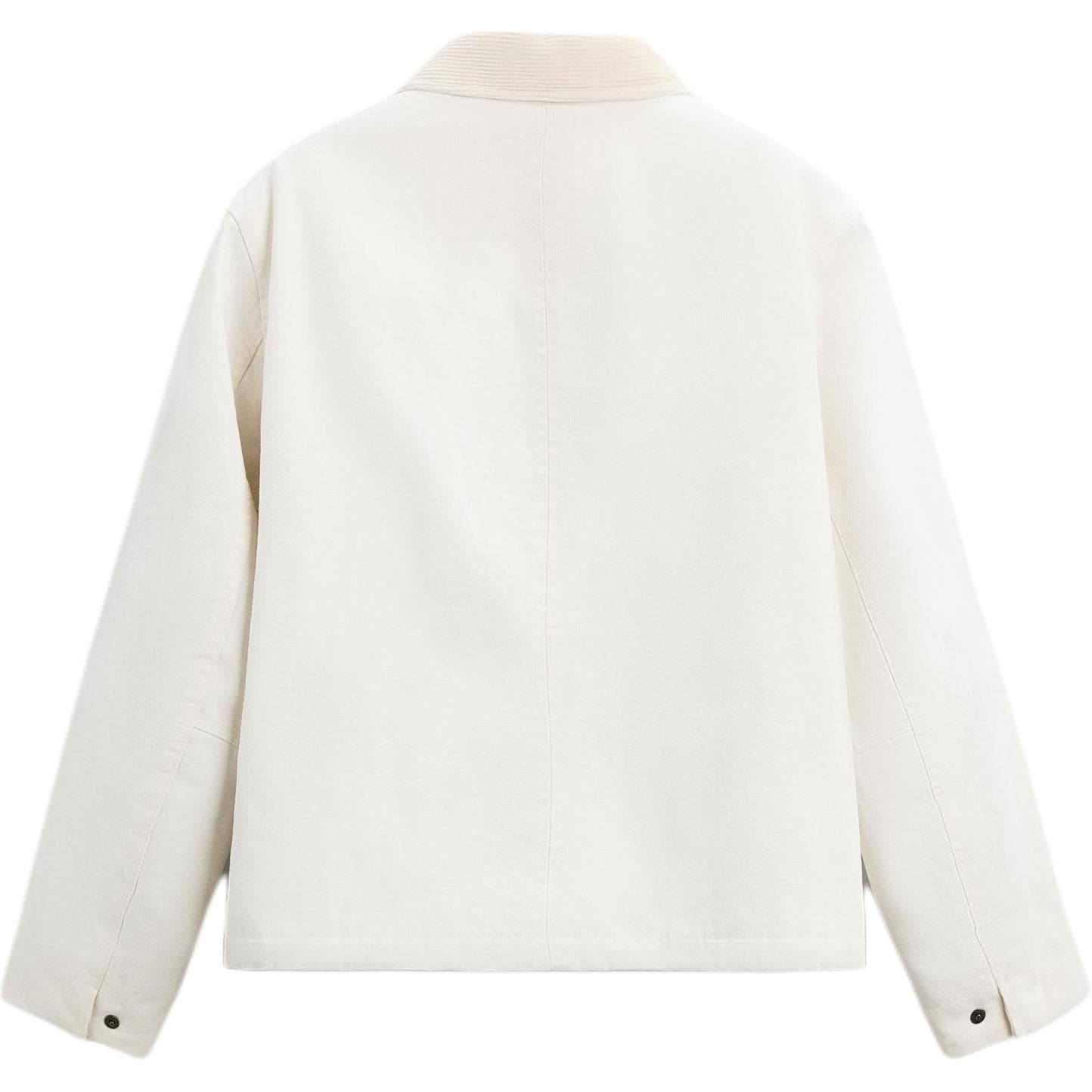 ZARA Jackets & Raw White