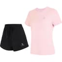 Set (Cherry Blossom Pink Top+Phantom Black Bottom)