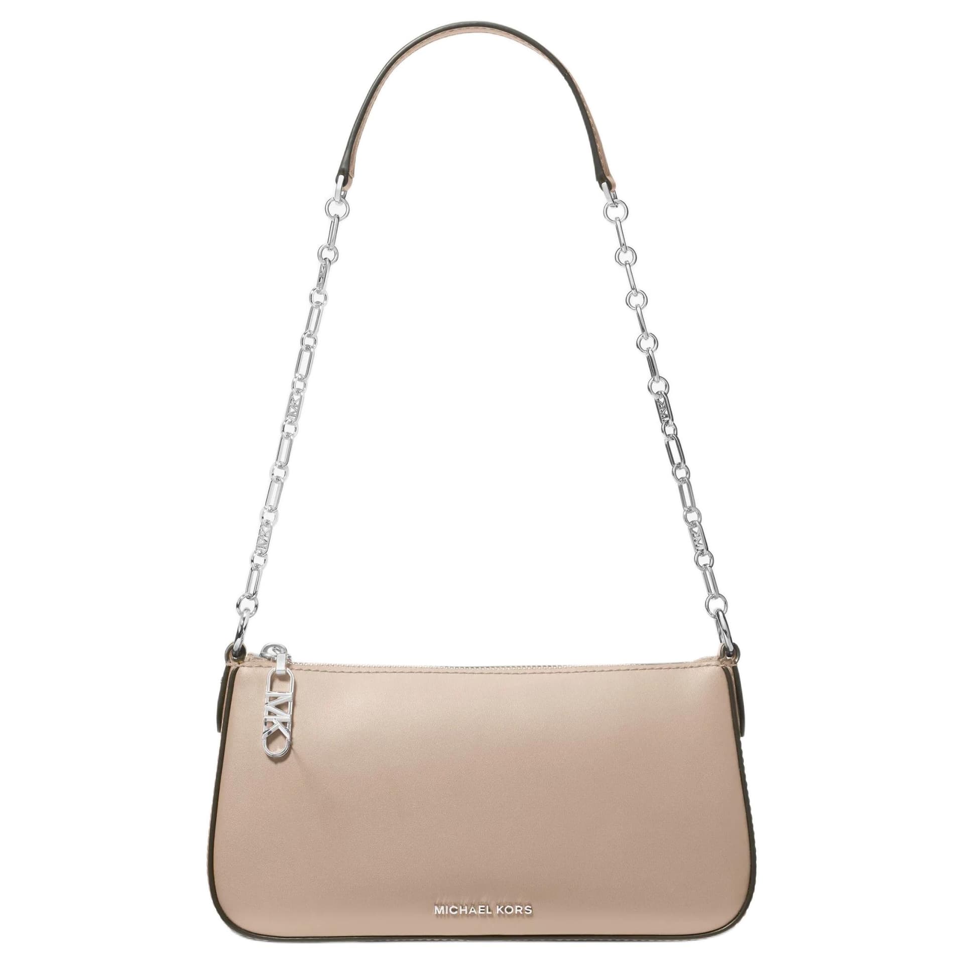 MICHAEL KORS Empire Cow Shoulder Bag Medium Light Sand Basic Set (Bag+Dust Bag)