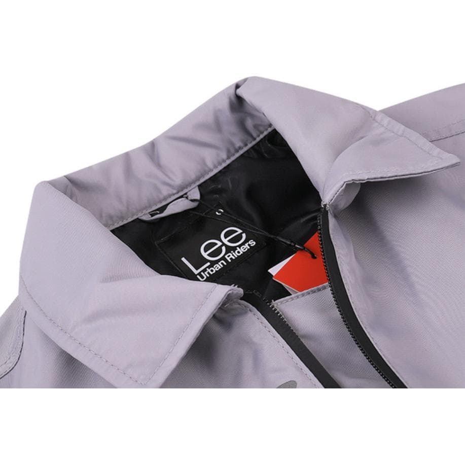 Lee Puffer Jacket Silver Gray