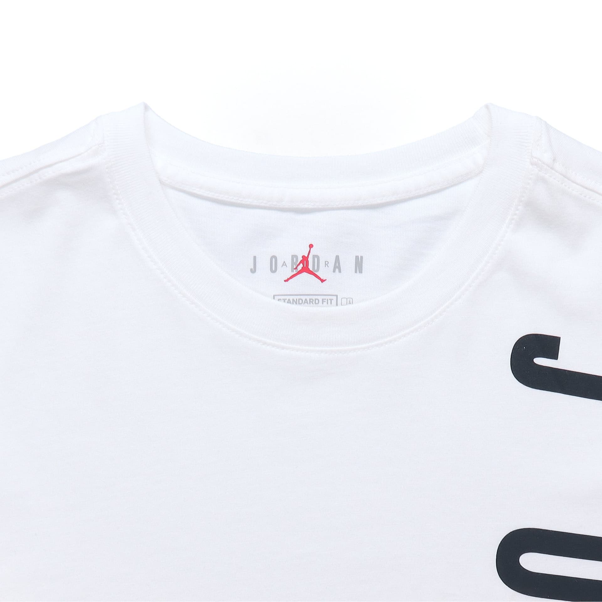 Jordan T Shirts White Crew Neck Moderate Straight Fit