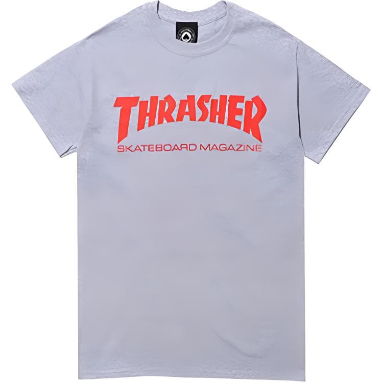 Thrasher T Shirt US Version Gray Red
