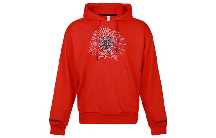 Adidas Sweatshirts Bright Pink Red Hooded Moderate Regular Bright Pink Red