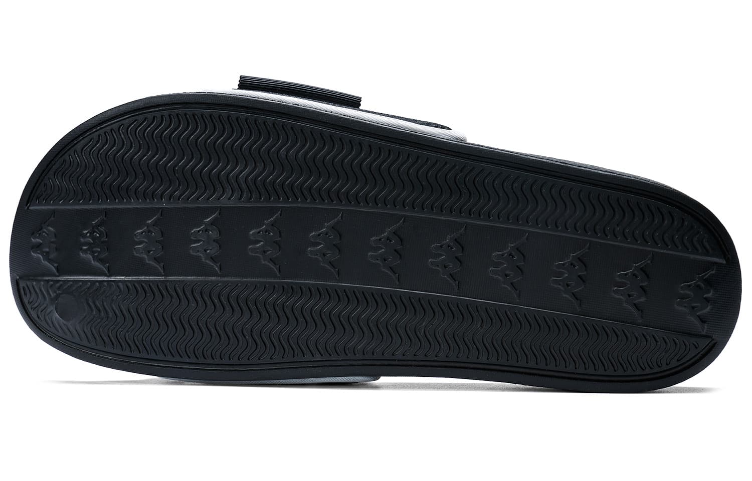 Kappa Slide Slippers Black White