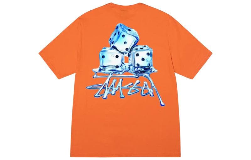 Stussy Melted Tee Orange