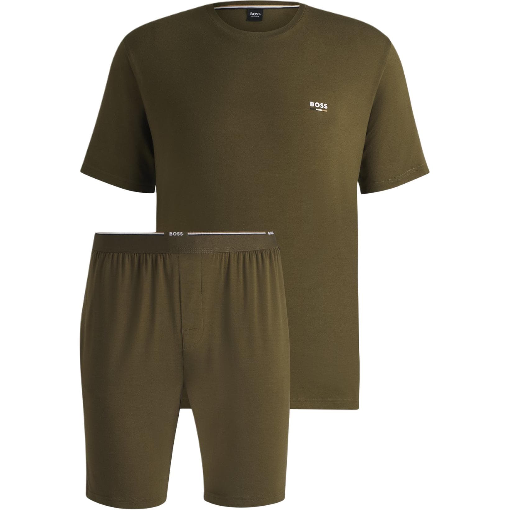 HUGO BOSS Pajama Set Dark Green Dark Green