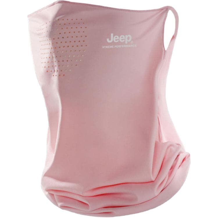 Jeep Polyester Sun Protection Masks Light Pink
