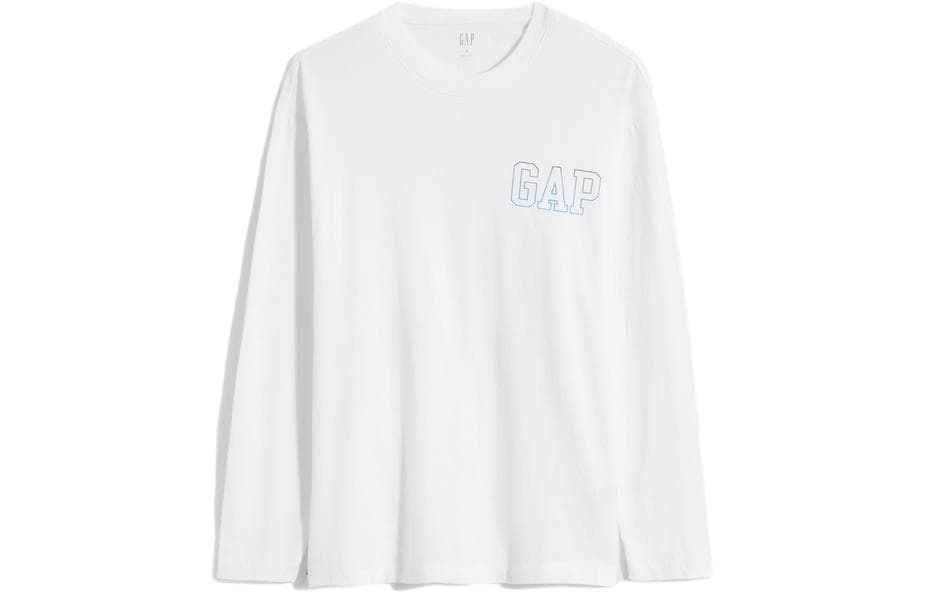 GAP T Shirts Crew Neck Moderate Straight Fit White
