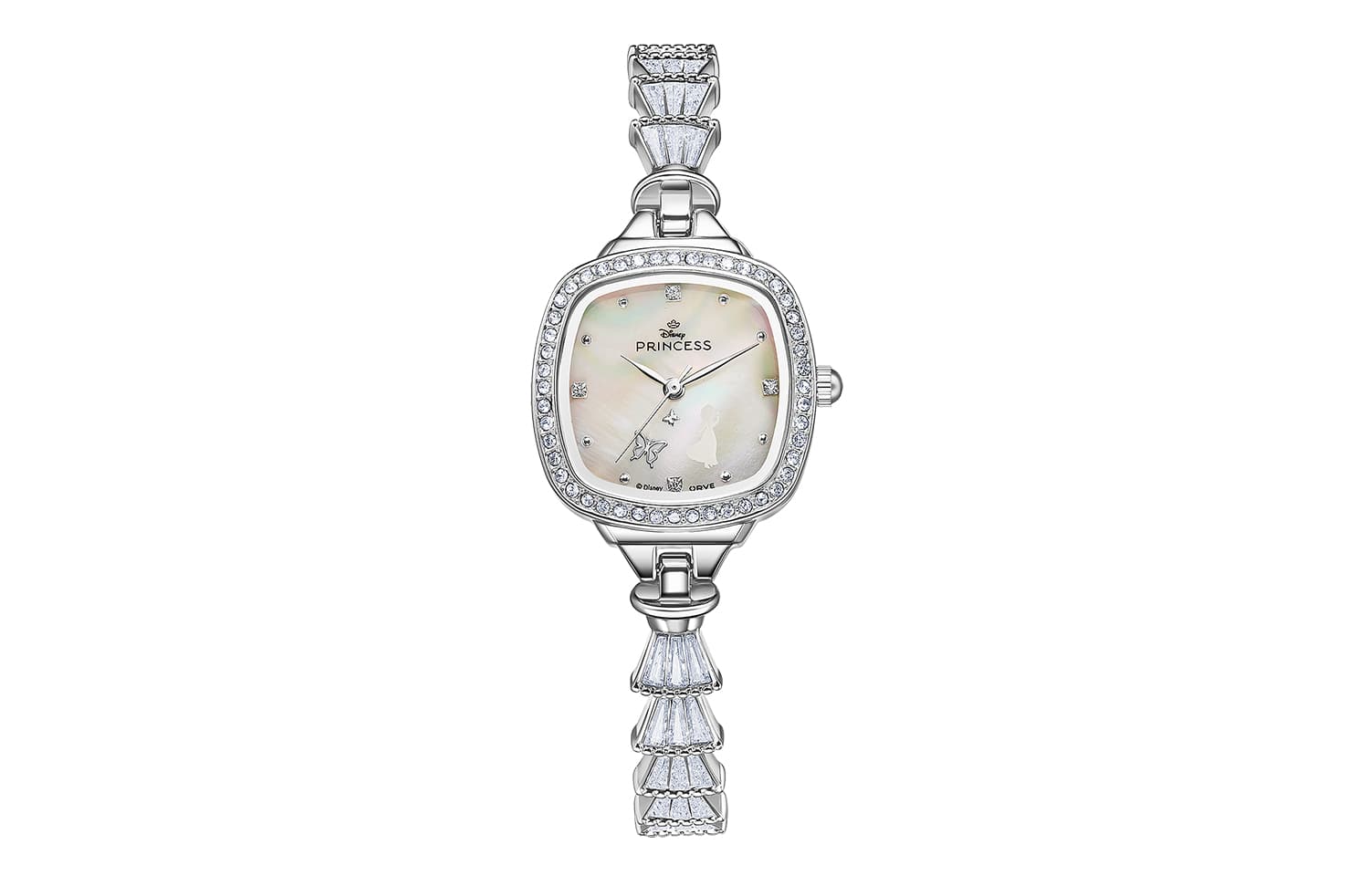 Disney Princess Quartz Movement Alloy Strap Watch Watch White Dial