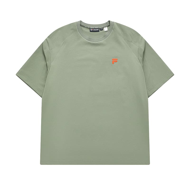 FILA FUSION T Shirt Feather Gray green