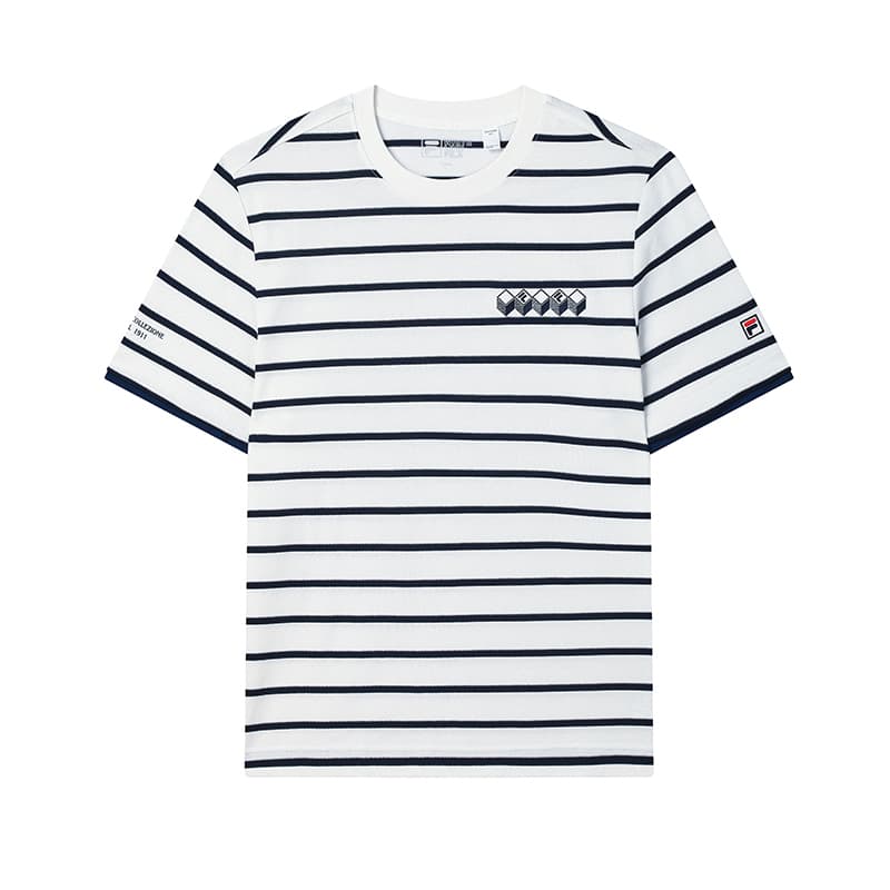 FILA Heritage T Shirt Cloud White
