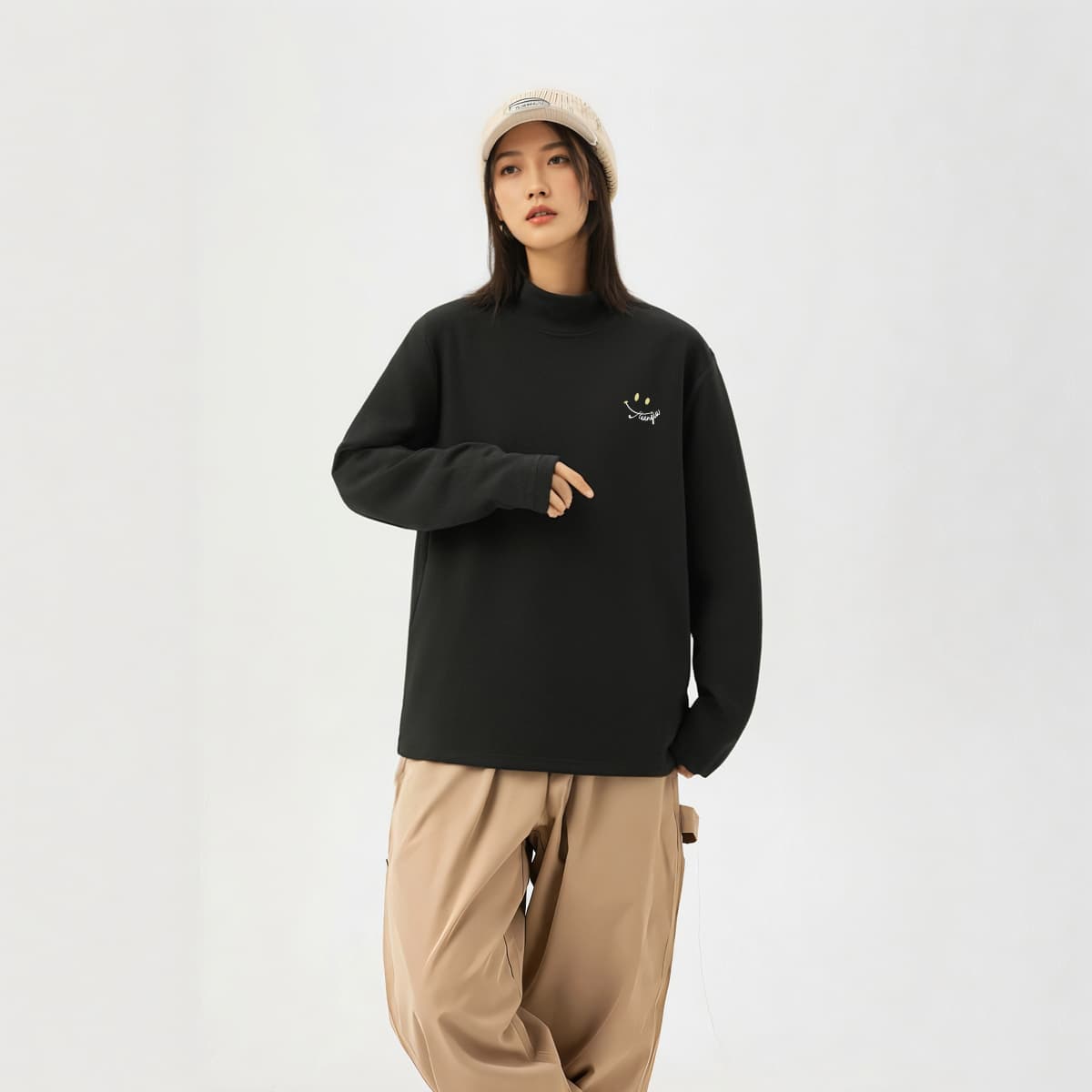 HUANQIU Sports Thermal Moderate [Upgraded]Black+Khaki